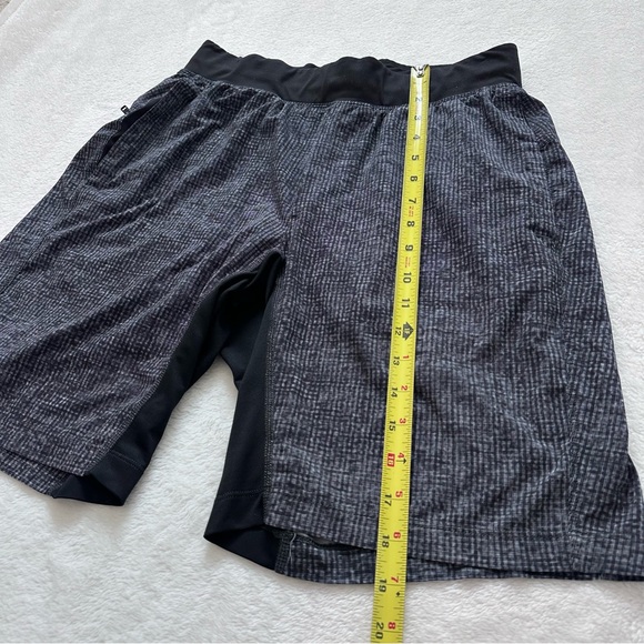 Lululemon Men's T.H.E. Short Linerless Gridiron Starlight Black M - Picture 8 of 15